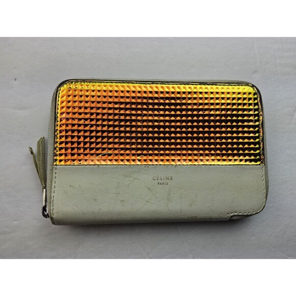 Celine Paris Zip Around Reflective Wallet - Picture 3 of 11